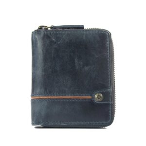 Billetera Texas 1.160 Azul Oscuro/Marrón
