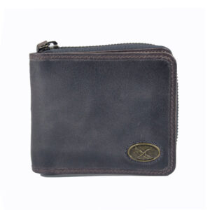 Billetera Massimo 811 Azul Oscuro/Marrón