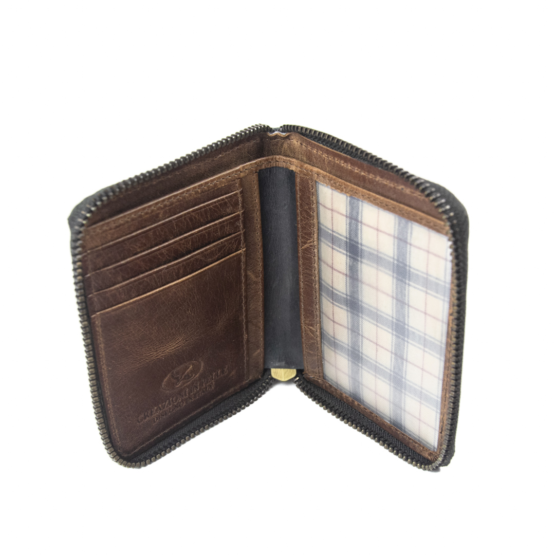 Billetera Texas 1.160 Azul Oscuro/Marrón - Imagen 3
