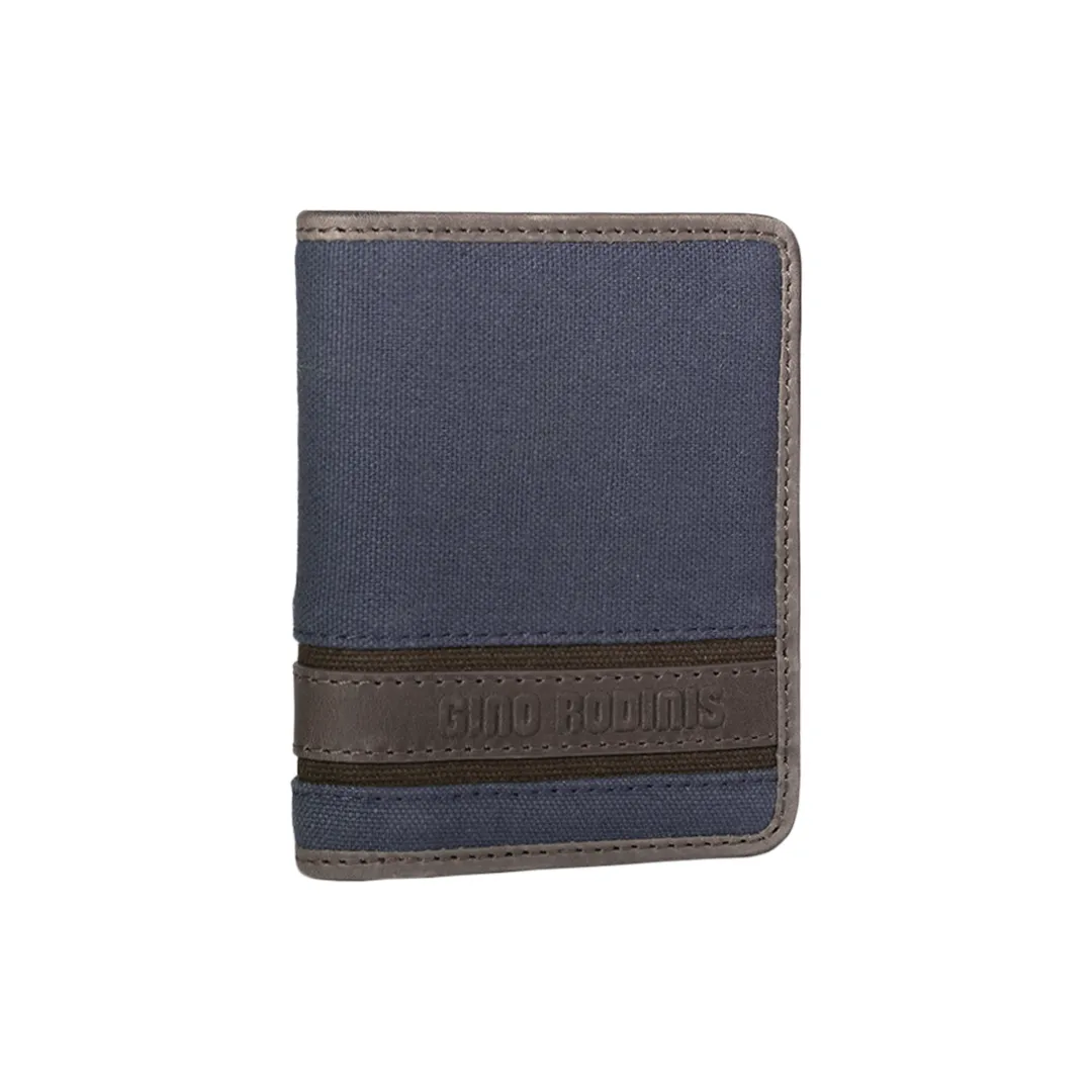 Tarjetero Indiana 1191 | Azul/Marrón