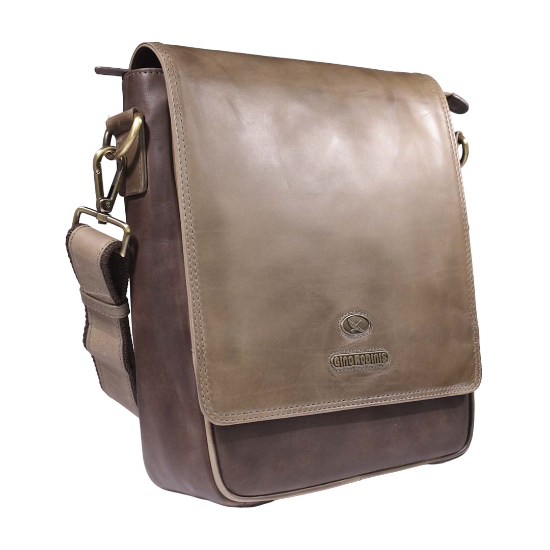 Morral de Cuero 1298 | Oliva - Café - Imagen 2