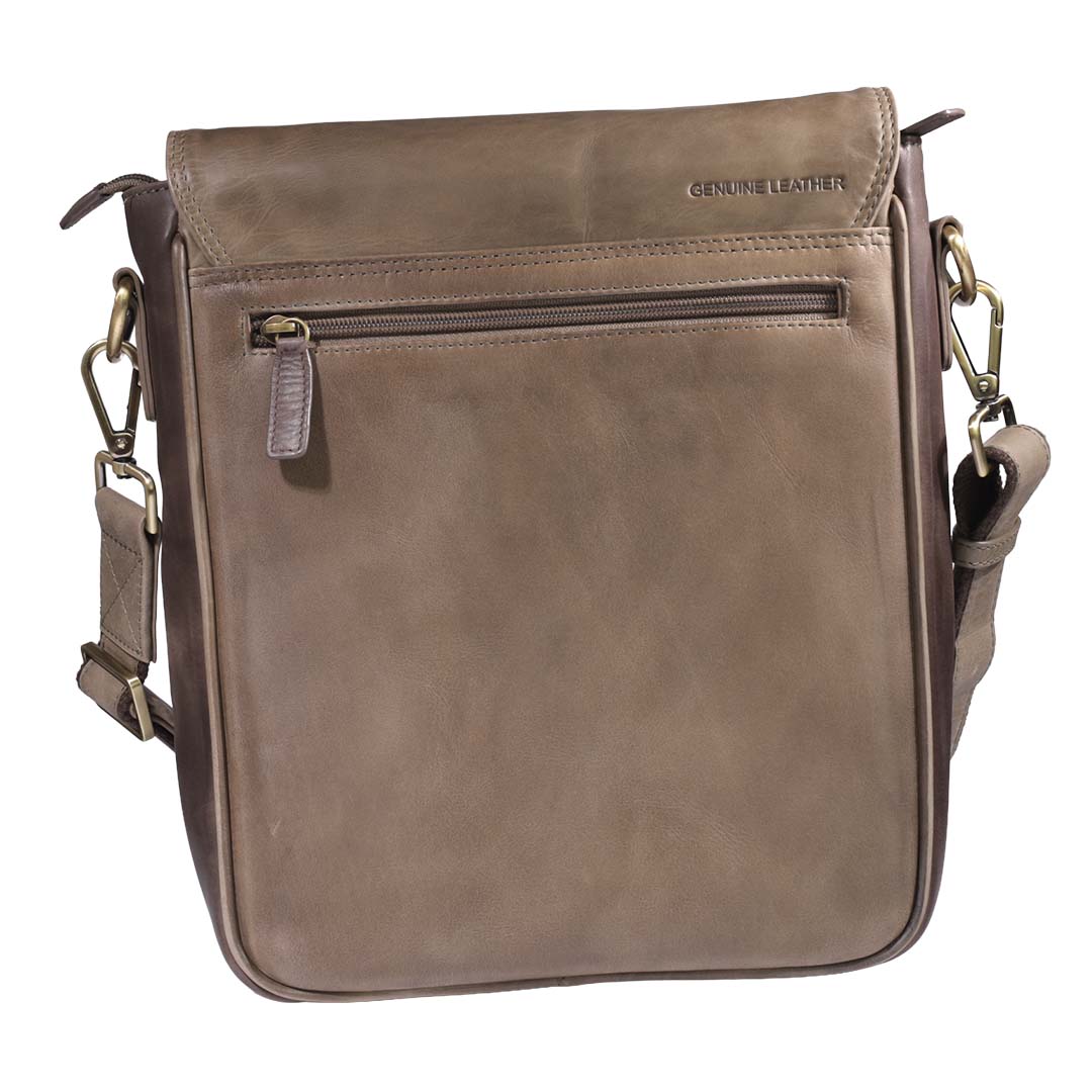 Morral de Cuero 1298 | Oliva - Café - Imagen 6