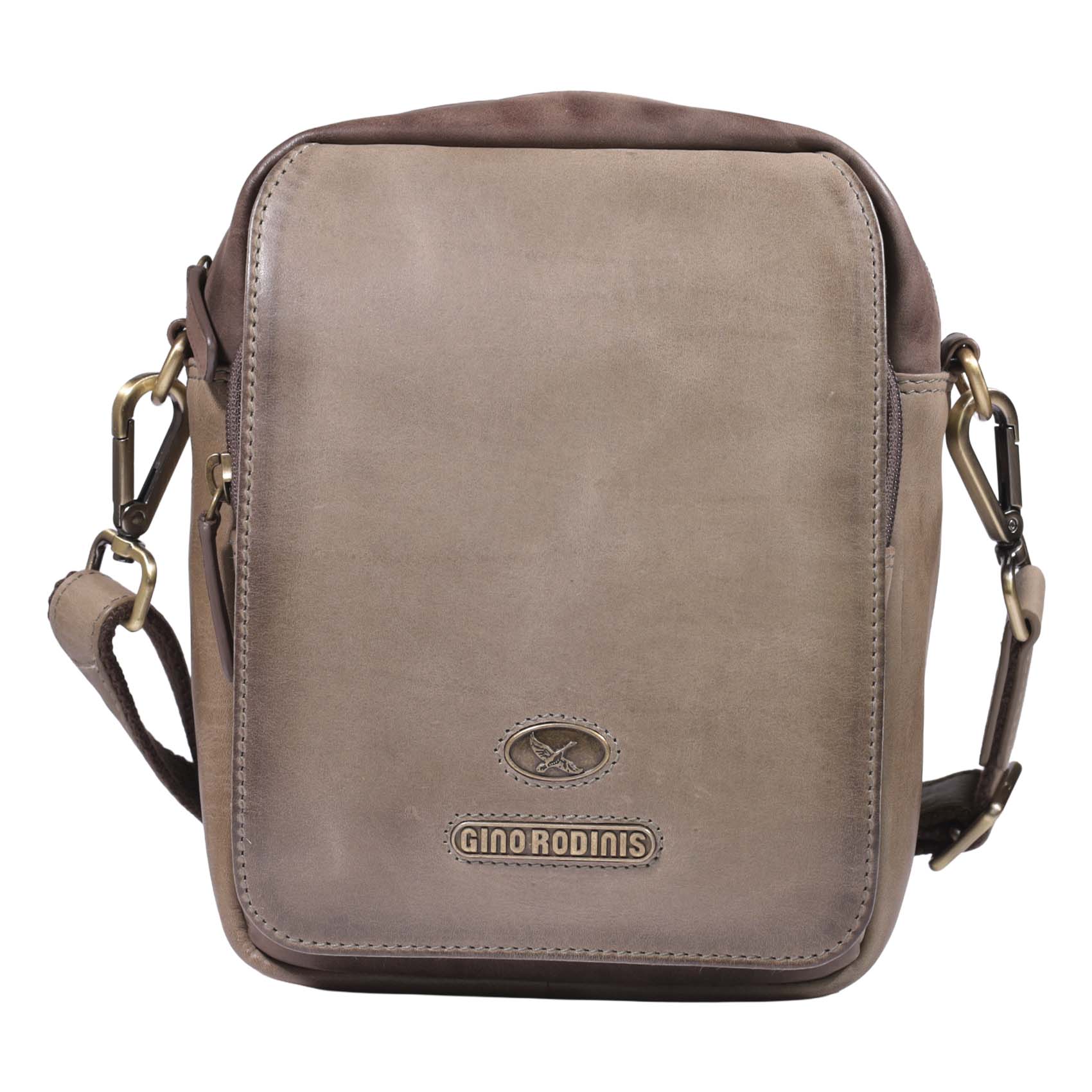 Morral de Cuero 1311 | Oliva - Café