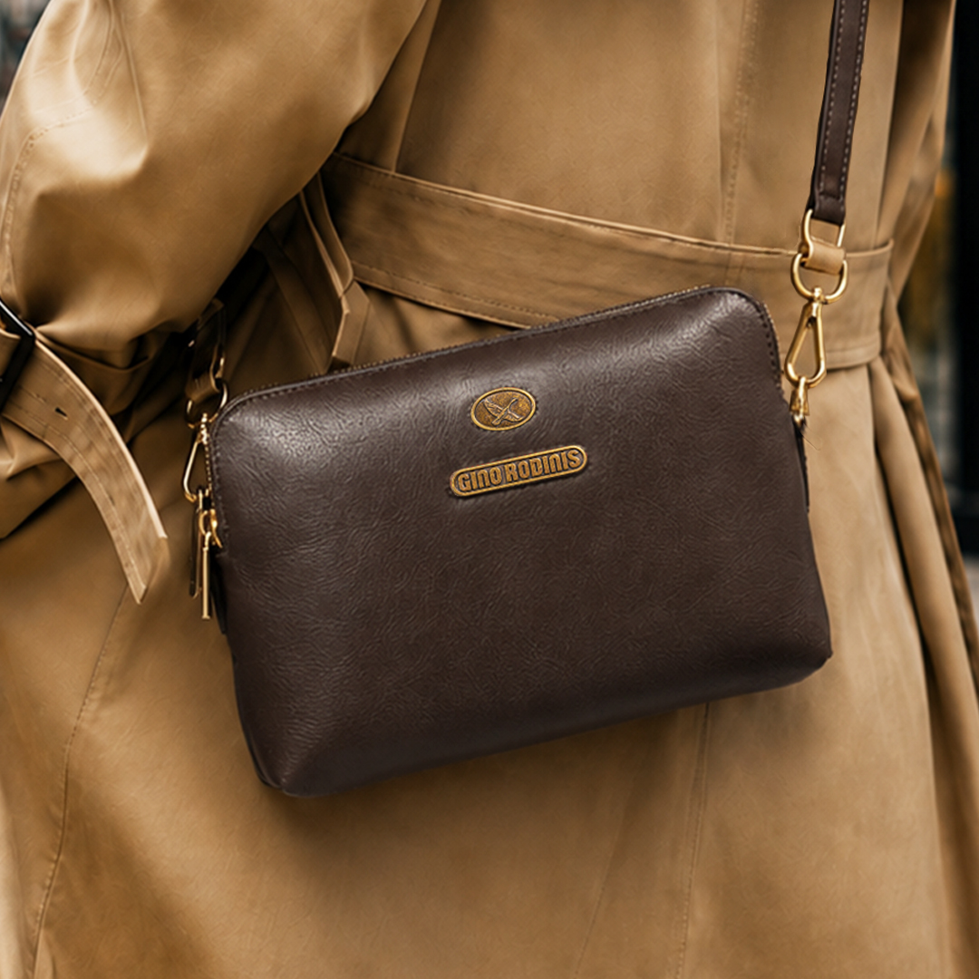 Cartera de cuero 2098 / Café - Imagen 2