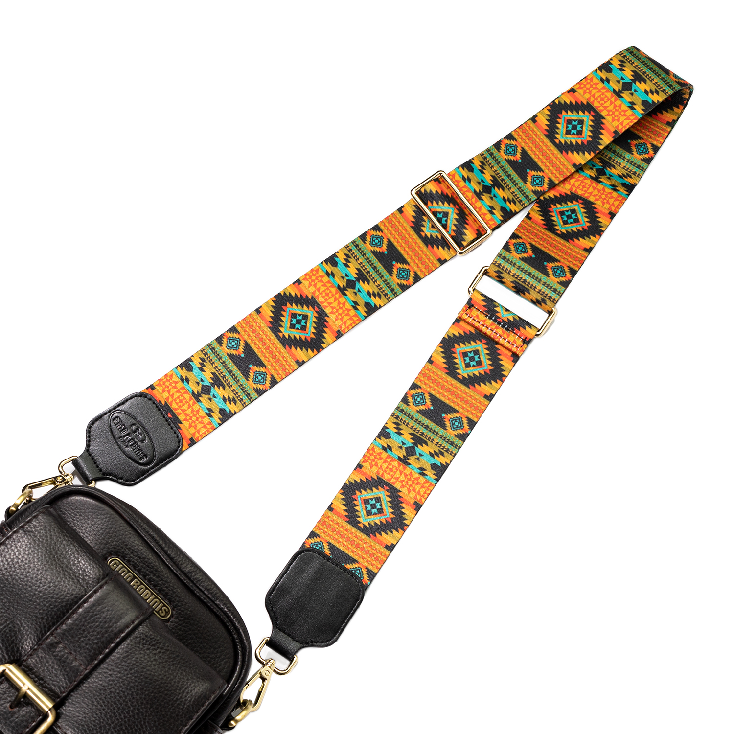 Correa Strap étnico multicolor ambas caras 2184 - Imagen 4