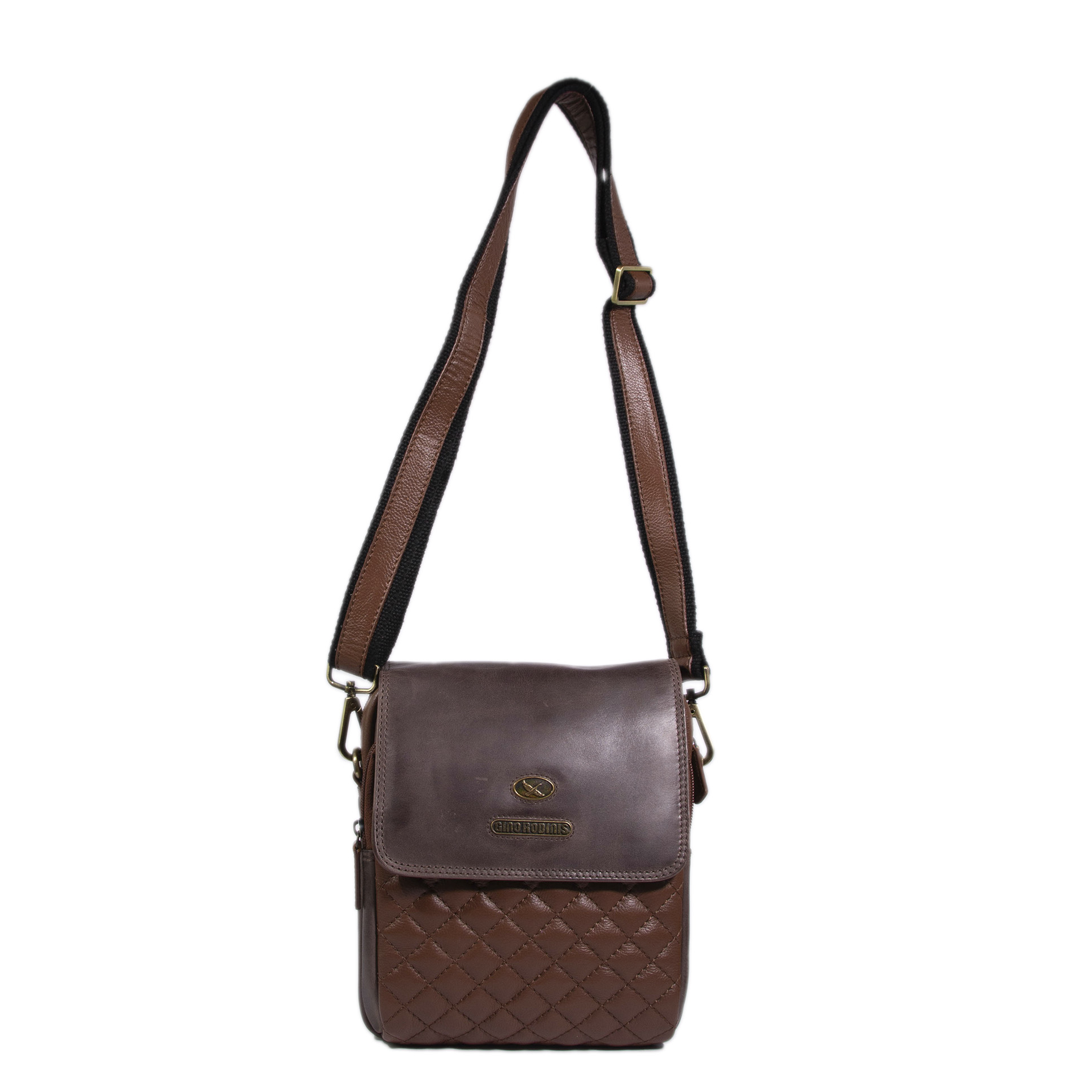 Morral de Cuero Hombre 2401 Café - Café Oscuro - Imagen 6