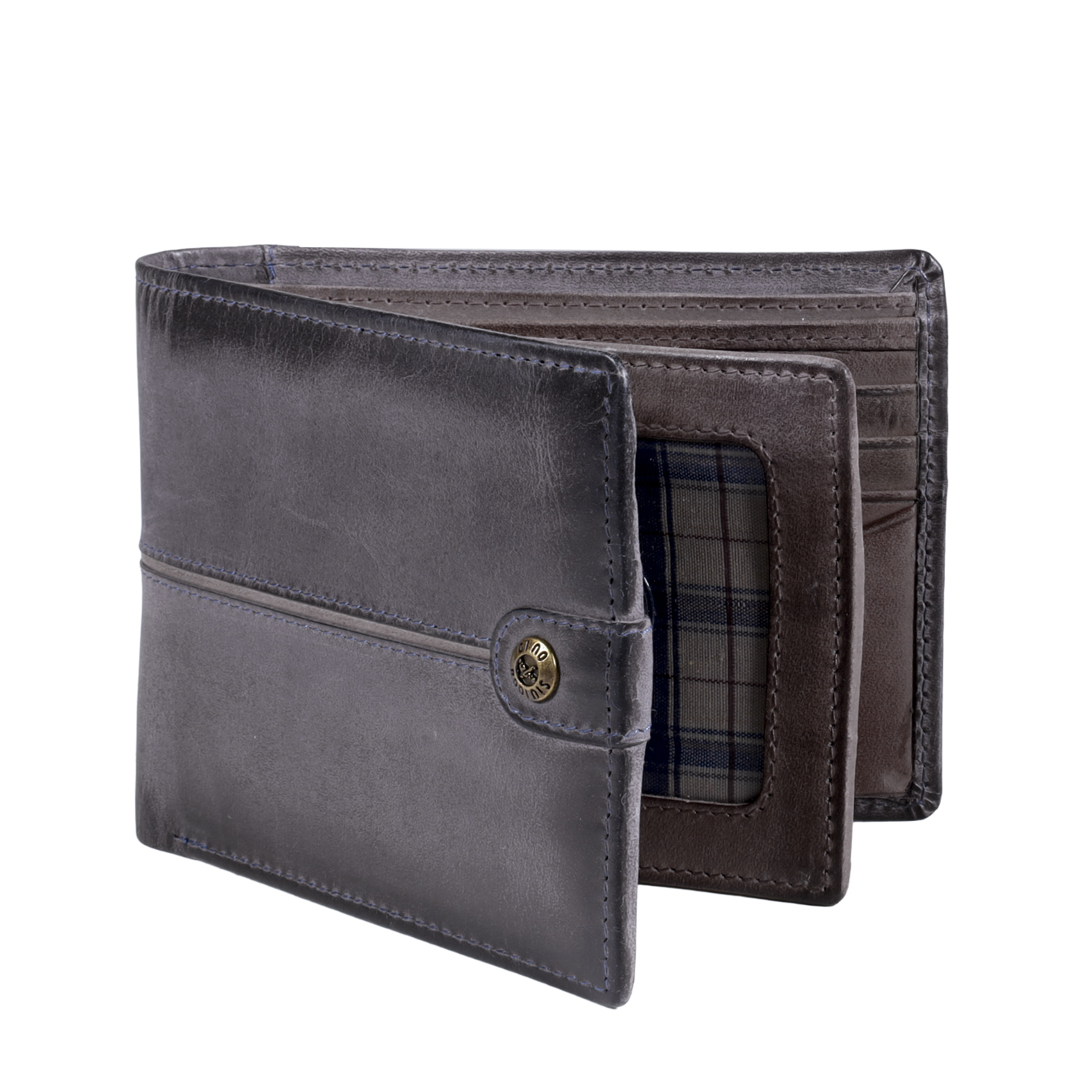 Billetera Texas 162 | Gris - Marrón - Imagen 2