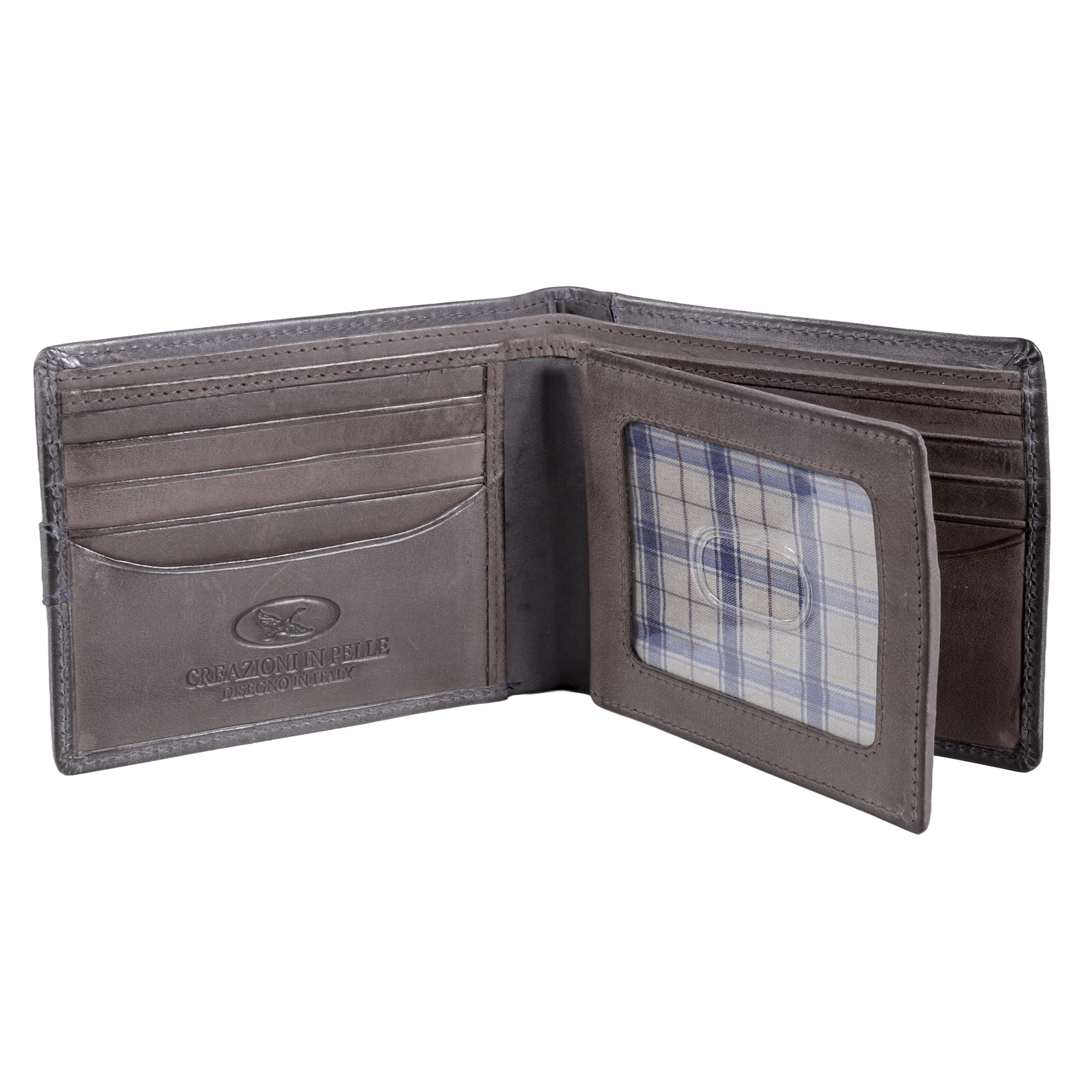Billetera Texas 162 | Gris - Marrón - Imagen 3