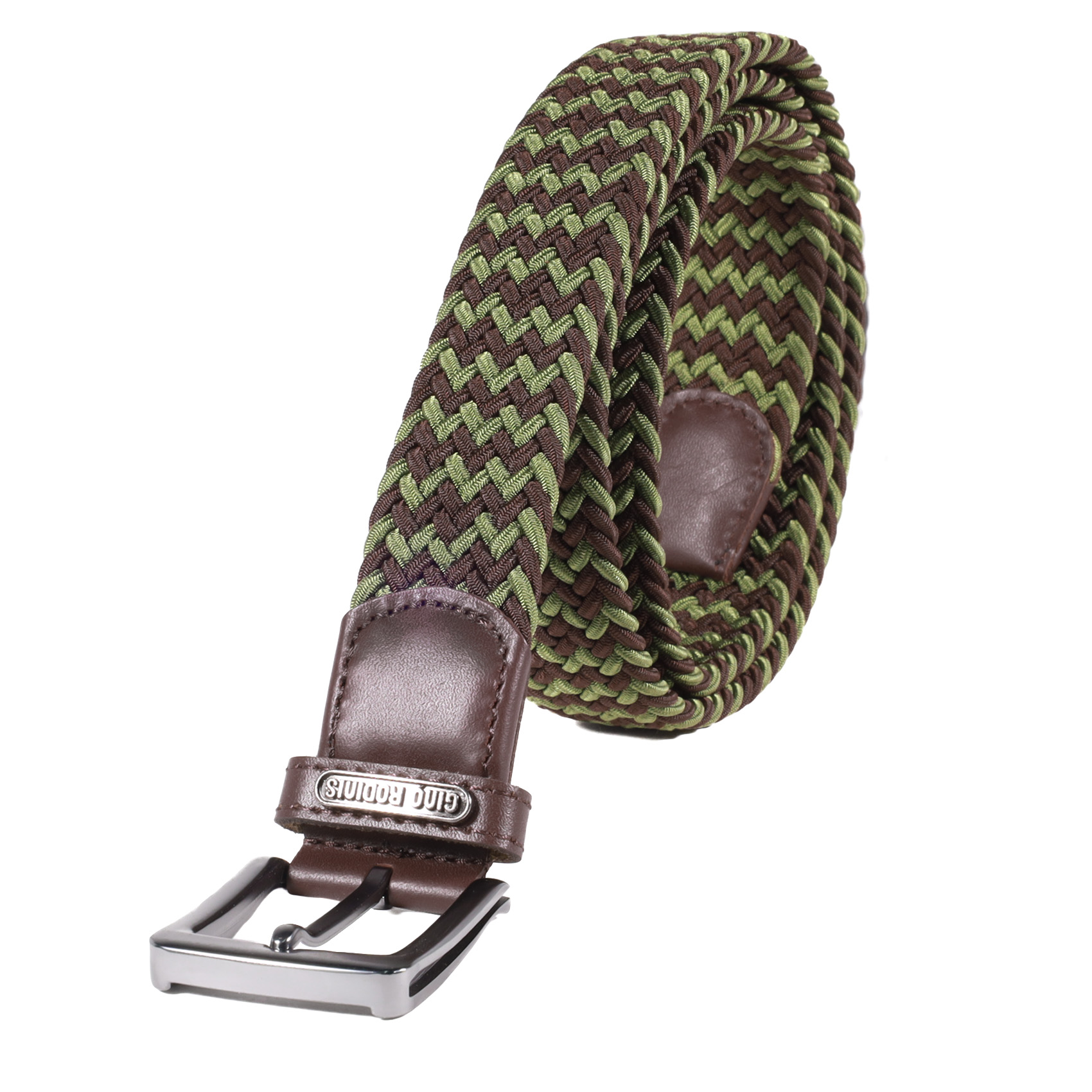 Cinturón Elasticado 2517 | Verde/Café - Imagen 2