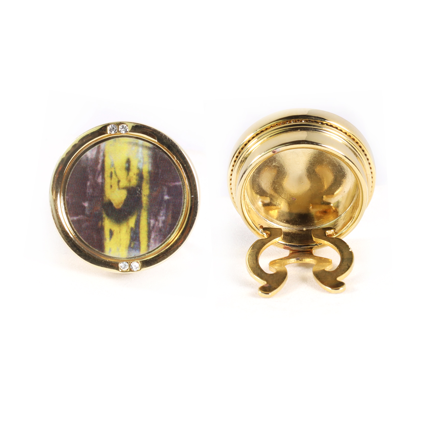 Cubre Botón Esmaltado Ojo de Gato | TB001 - Imagen 3