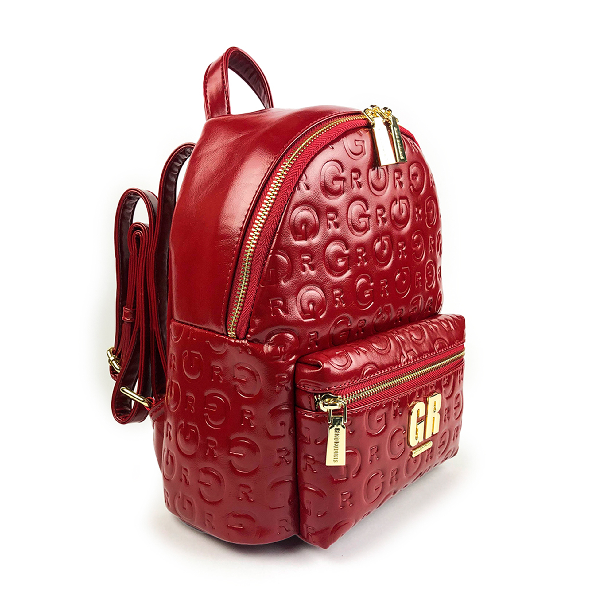 Mochila Eco Cuero 2108 Rojo - Imagen 4