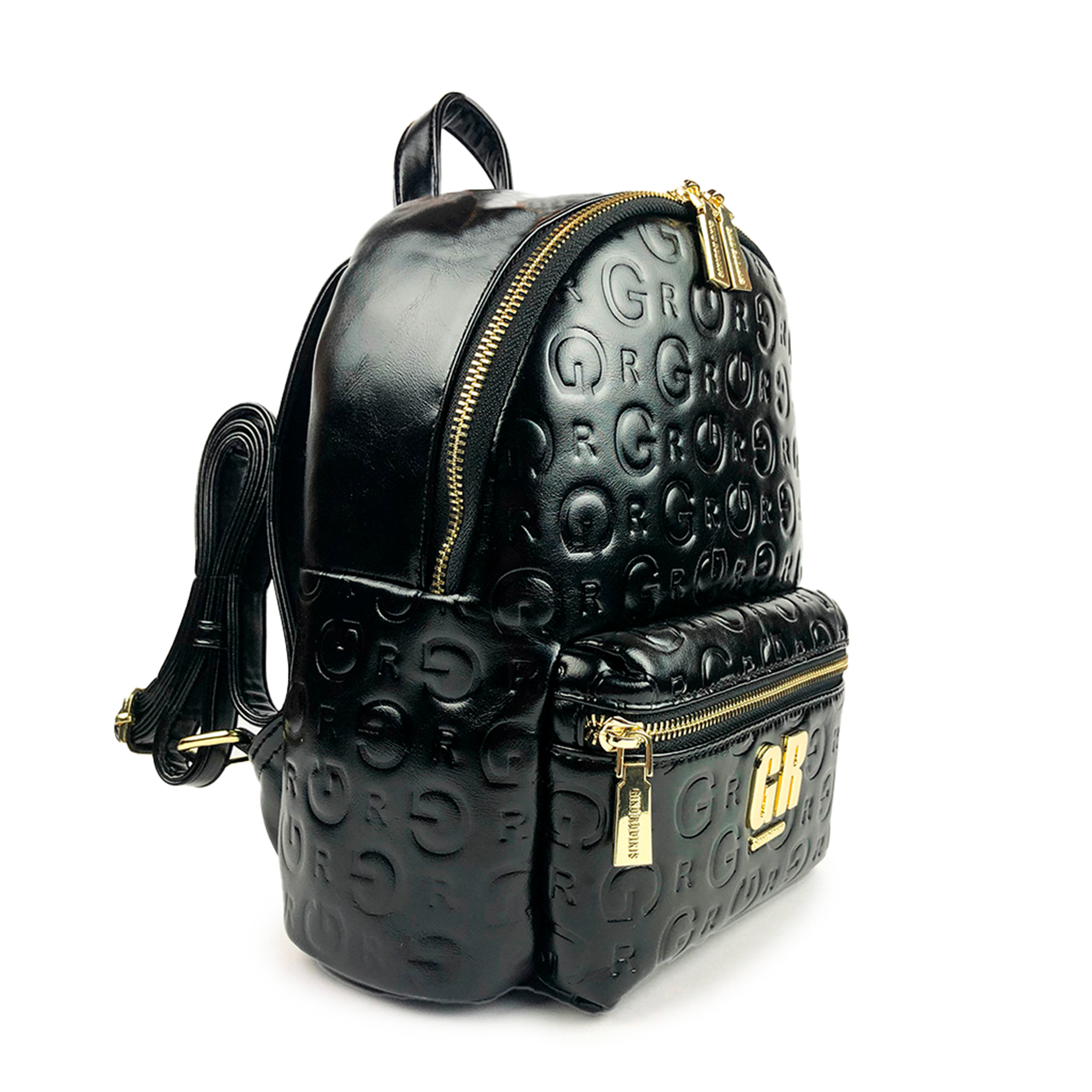 Mochila Eco Cuero 2108 Negro - Imagen 4