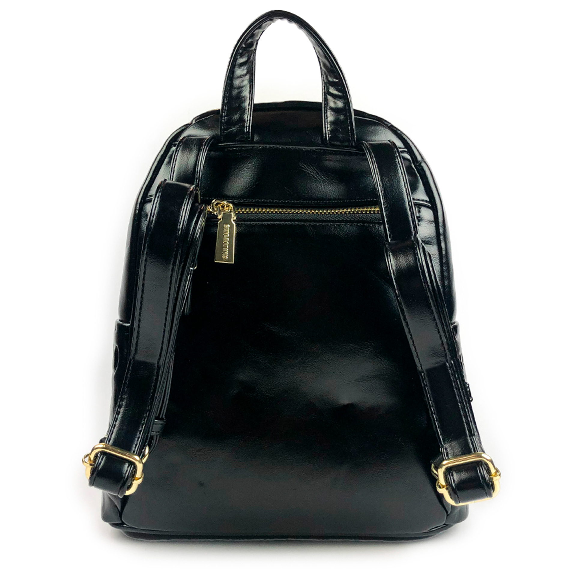 Mochila Eco Cuero 2108 Negro - Imagen 5