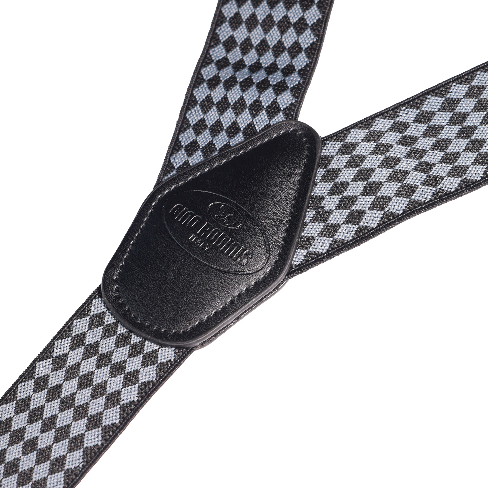 Suspensor Negro con rombos Grises | SP015 - Imagen 4