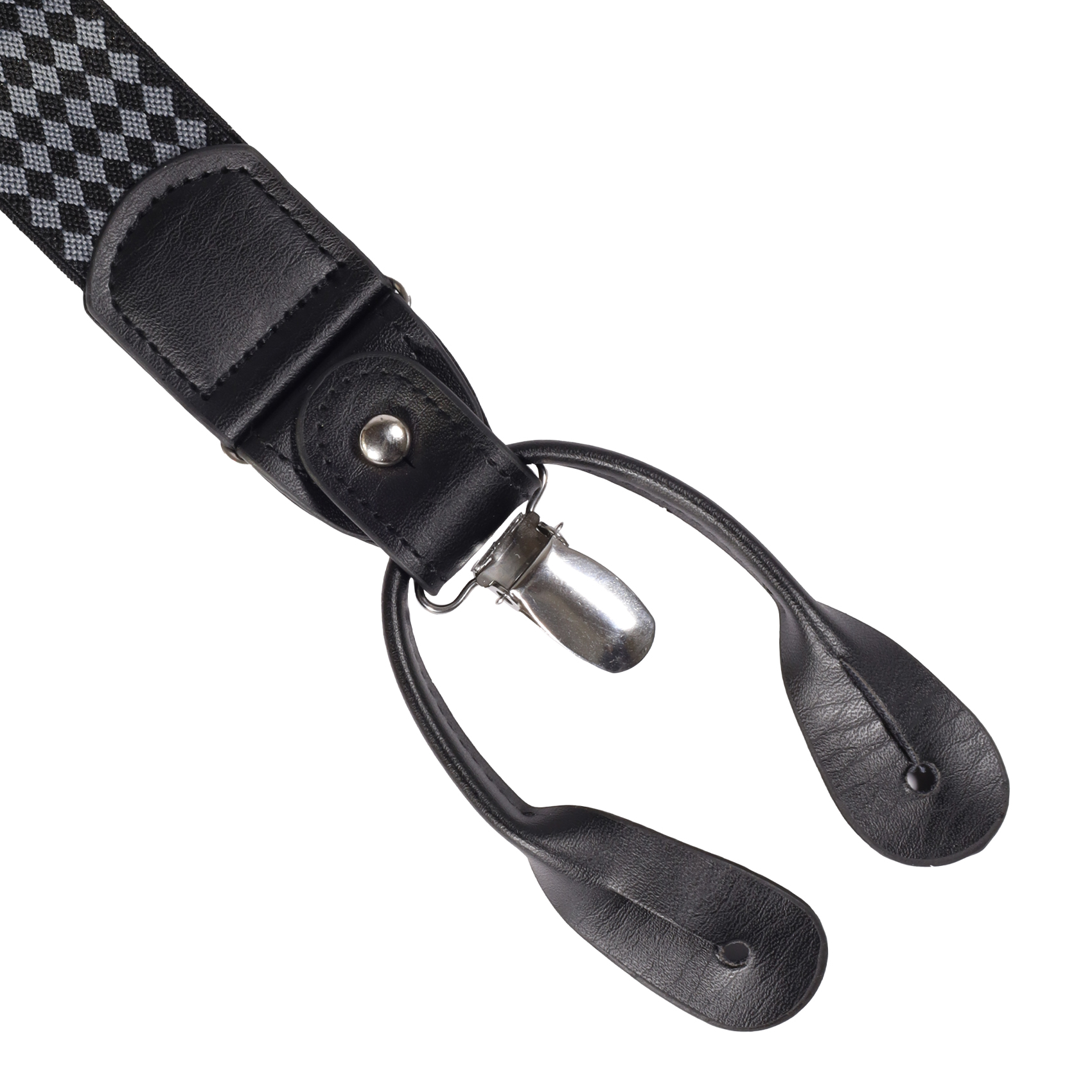 Suspensor Negro con rombos Grises | SP015 - Imagen 5