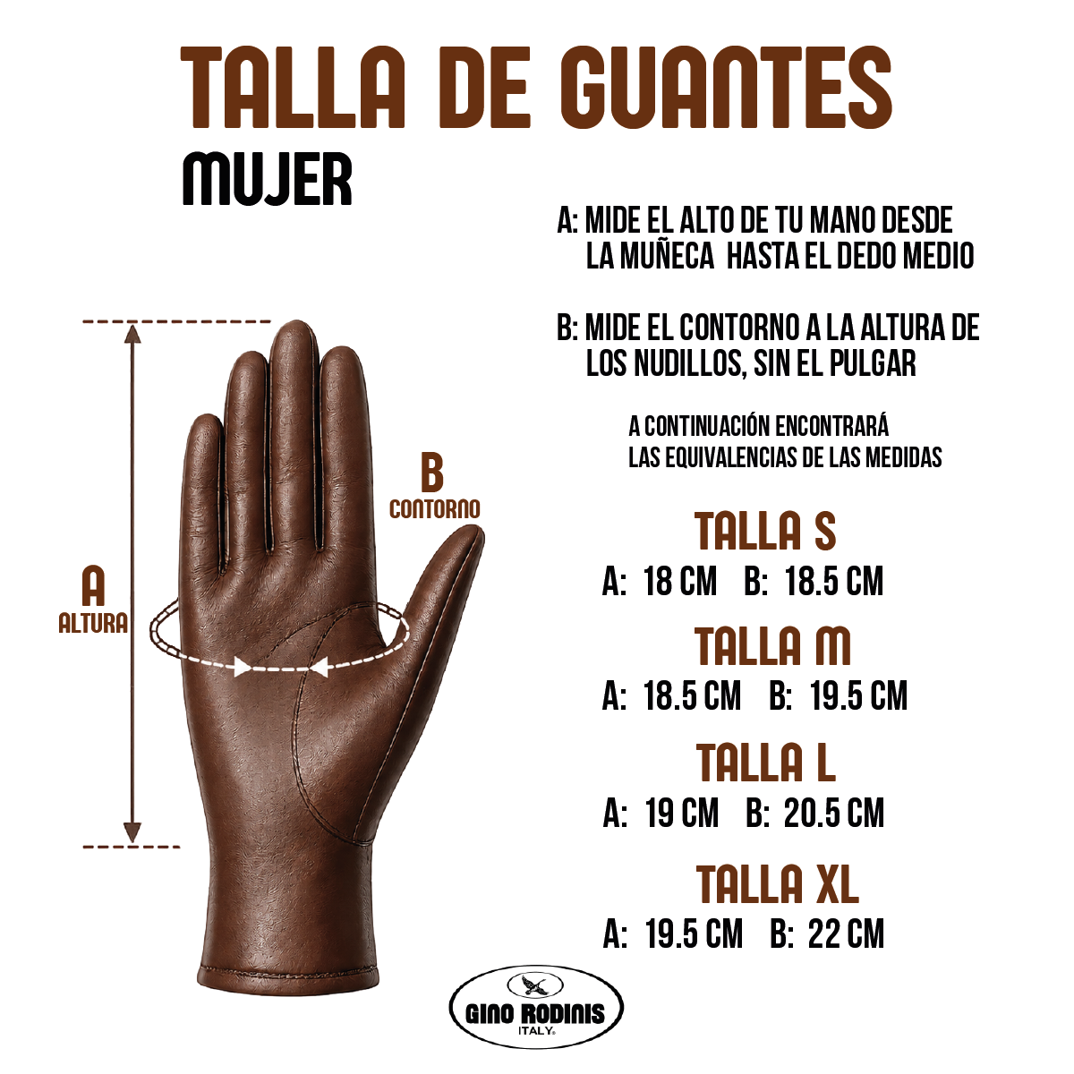 Guante de Cuero Mujer G69 - Imagen 5